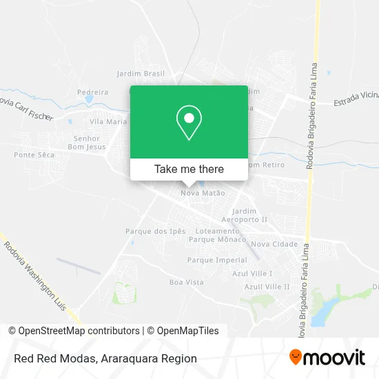 Red Red Modas map