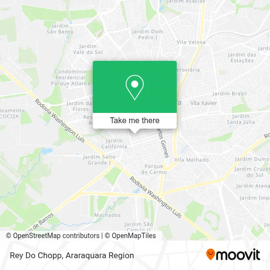 Rey Do Chopp map