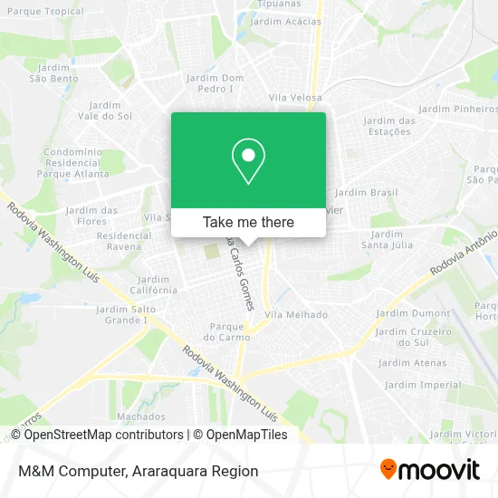 M&M Computer map