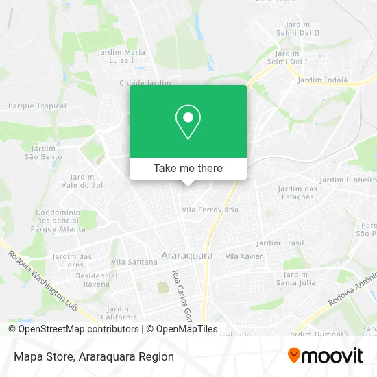 Mapa Store map