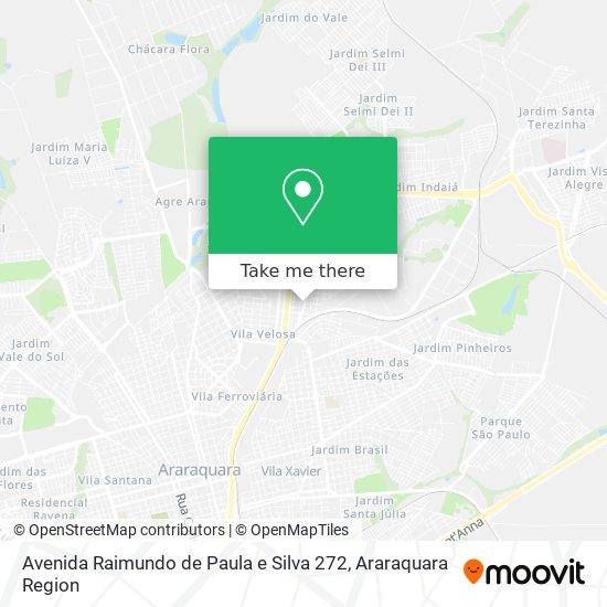 Avenida Raimundo de Paula e Silva 272 map