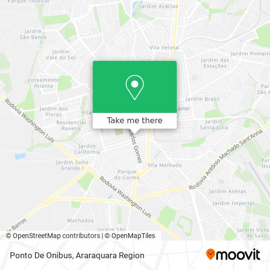 Ponto De Onibus map