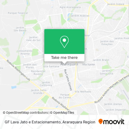 GF Lava Jato e Estacionamento map