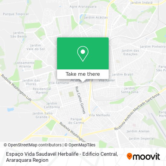 Espaço Vida Saudavél Herbalife - Edificio Central map