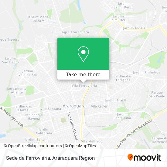 Sede da Ferroviária map