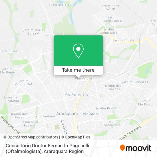 Consultório Doutor Fernando Paganelli (Oftalmologista) map