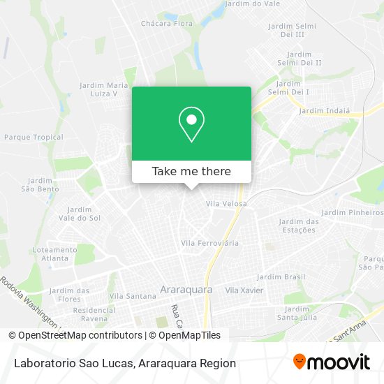 Laboratorio Sao Lucas map