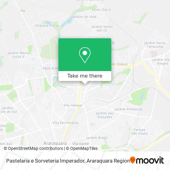 Pastelaria e Sorveteria Imperador map