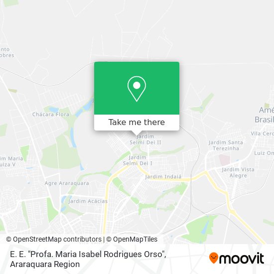 E. E. "Profa. Maria Isabel Rodrigues Orso" map
