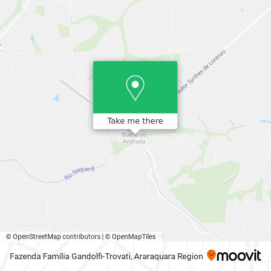 Fazenda Família Gandolfi-Trovati map