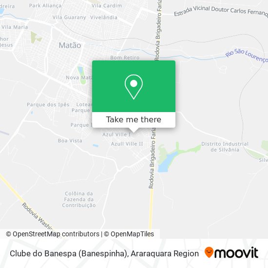 Mapa Clube do Banespa (Banespinha)