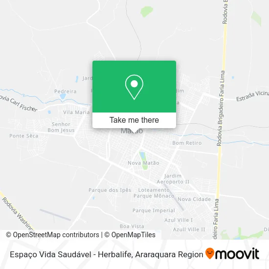 Espaço Vida Saudável - Herbalife map