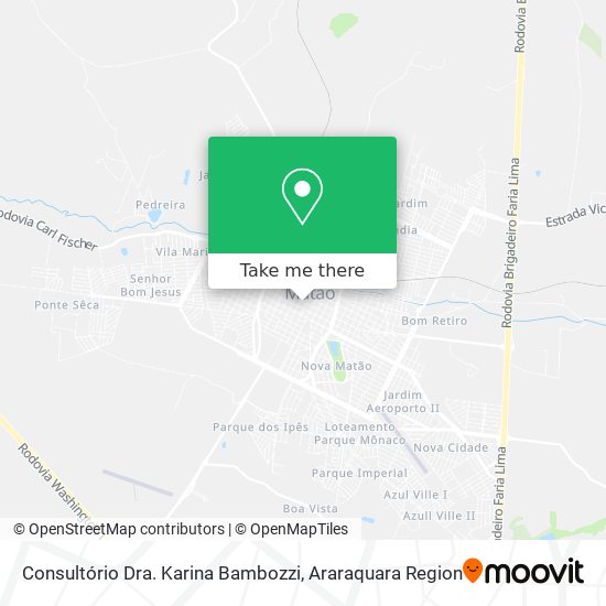 Consultório Dra. Karina Bambozzi map