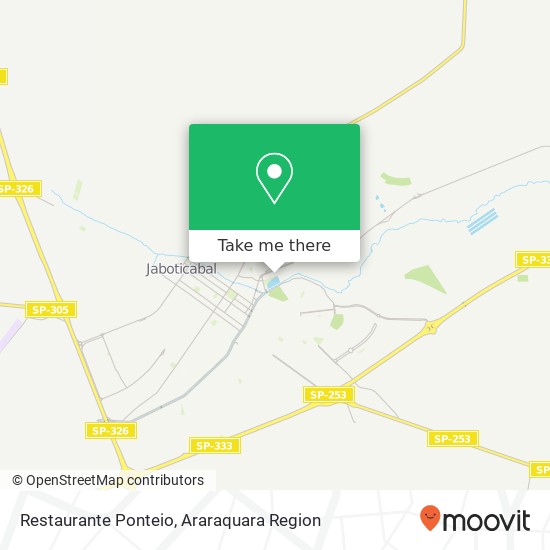 Mapa Restaurante Ponteio