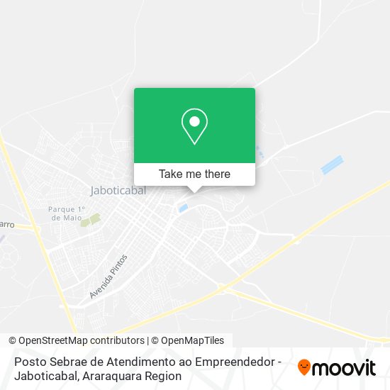 Posto Sebrae de Atendimento ao Empreendedor - Jaboticabal map
