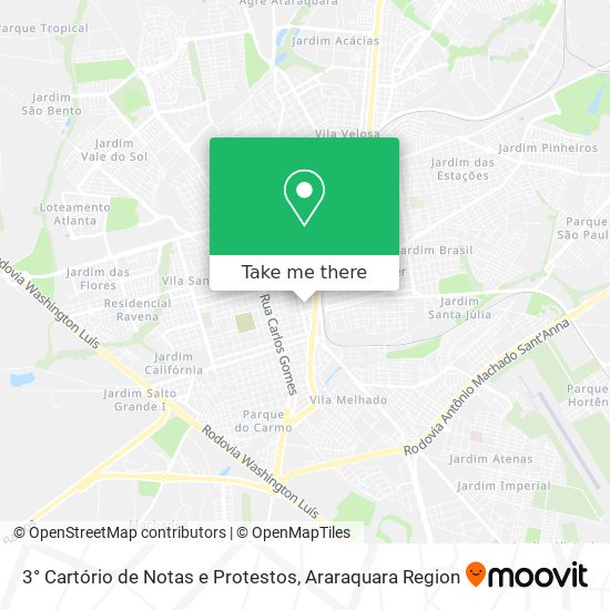 3° Cartório de Notas e Protestos map