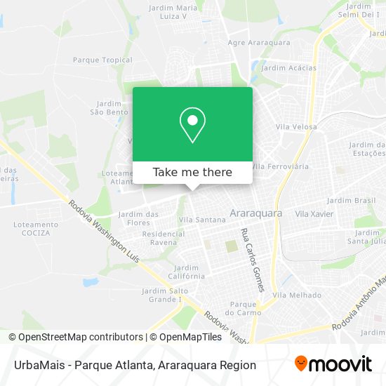 UrbaMais - Parque Atlanta map