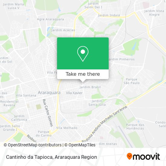 Cantinho da Tapioca map