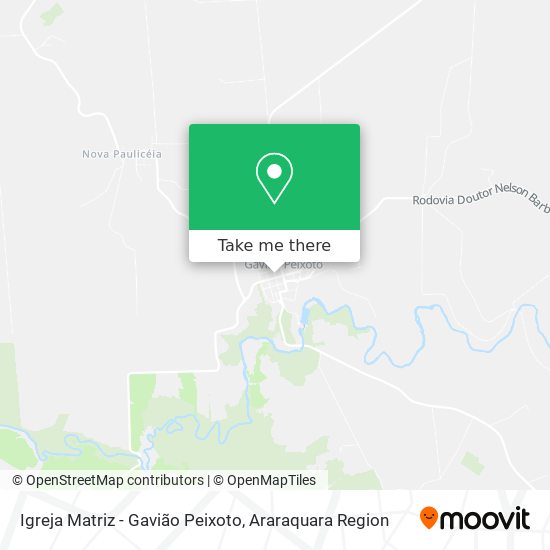 Igreja Matriz - Gavião Peixoto map