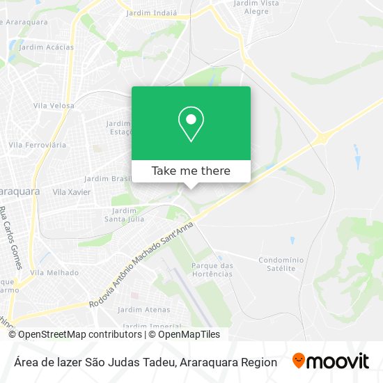 Área de lazer São Judas Tadeu map