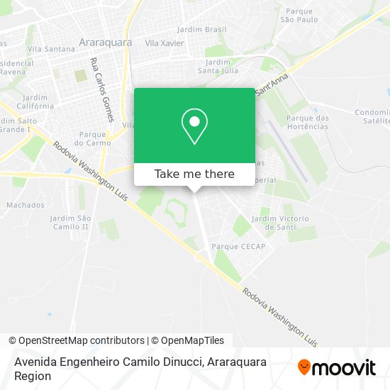 Avenida Engenheiro Camilo Dinucci map