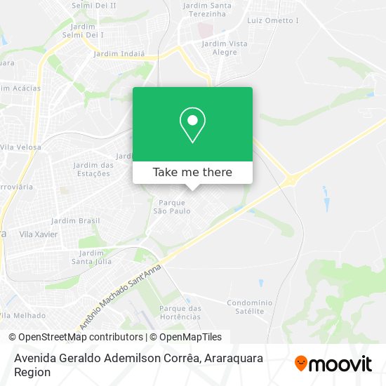 Avenida Geraldo Ademilson Corrêa map