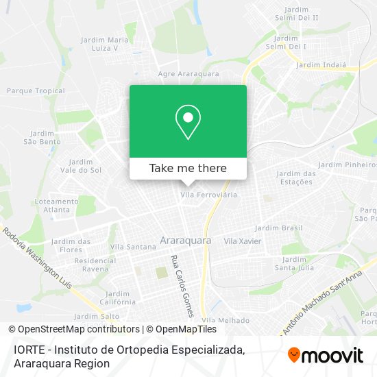 IORTE - Instituto de Ortopedia Especializada map