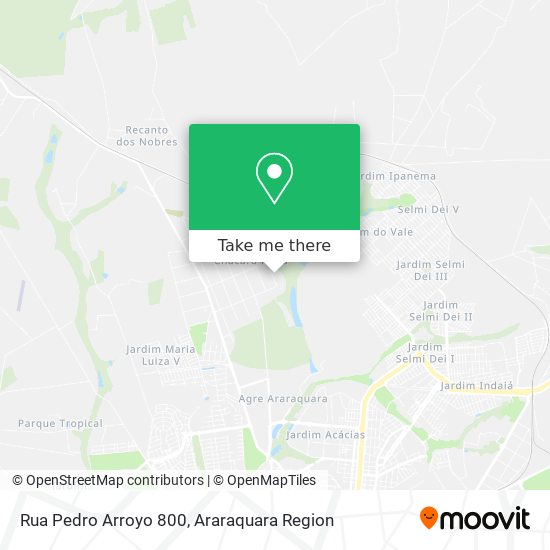 Mapa Rua Pedro Arroyo 800