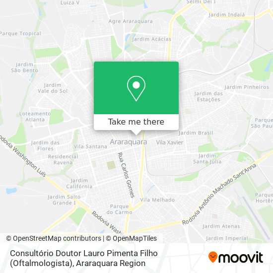 Consultório Doutor Lauro Pimenta Filho (Oftalmologista) map