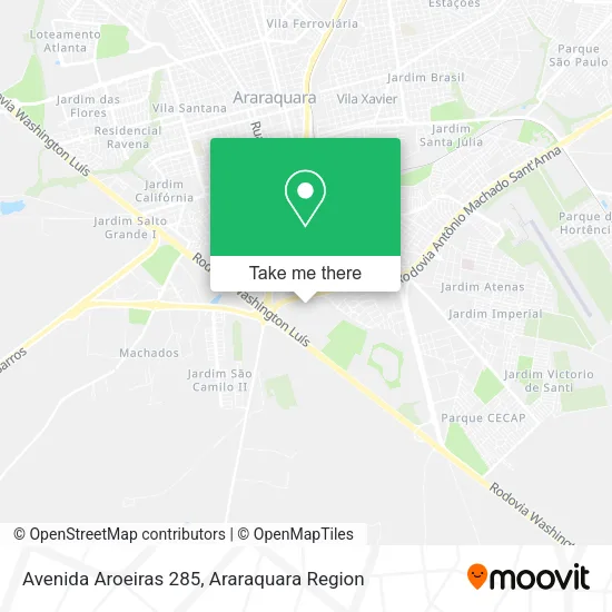 Avenida Aroeiras 285 map