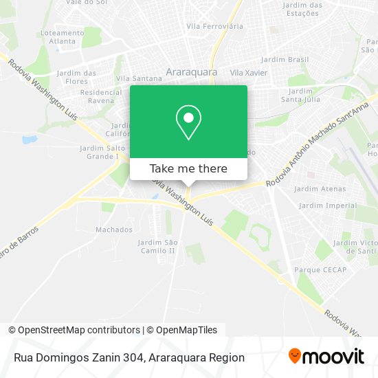 Rua Domingos Zanin 304 map