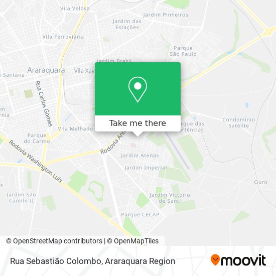 Rua Sebastião Colombo map