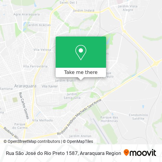 Rua São José do Rio Preto 1587 map