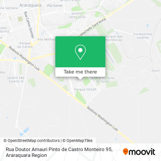 Rua Doutor Amauri Pinto de Castro Monteiro 95 map