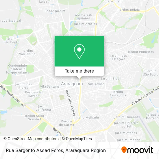 Rua Sargento Assad Feres map