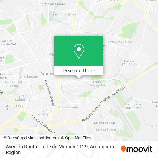 Avenida Doutor Leite de Moraes 1129 map