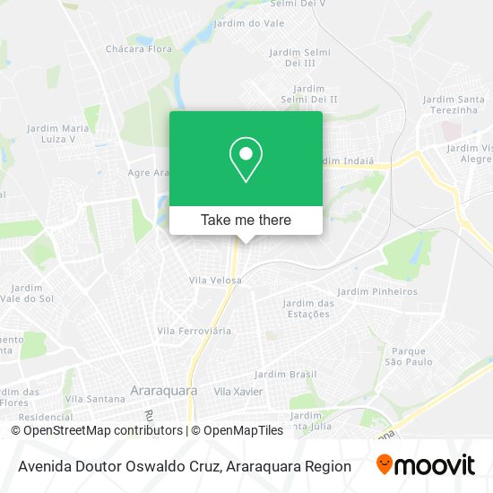 Avenida Doutor Oswaldo Cruz map