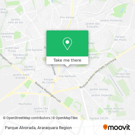 Mapa Parque Alvorada