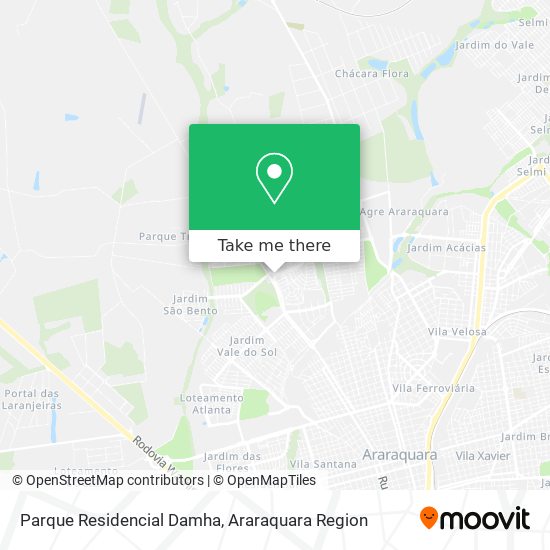 Parque Residencial Damha map