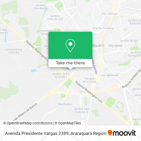 Avenida Presidente Vargas 2389 map