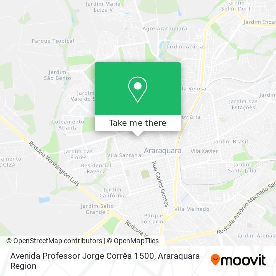 Avenida Professor Jorge Corrêa 1500 map
