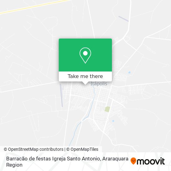 Barracão de festas Igreja Santo Antonio map