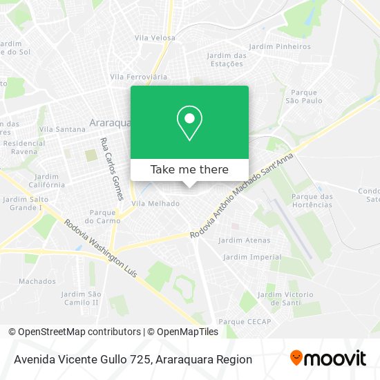 Mapa Avenida Vicente Gullo 725