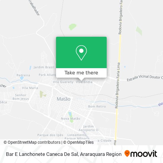 Bar E Lanchonete Caneca De Sal map