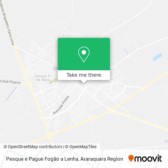 Pesque e Pague Fogão a Lenha map