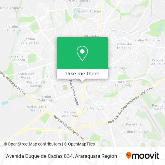 Avenida Duque de Caxias 834 map