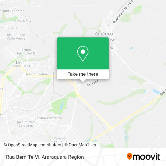 Rua Bem-Te-Vi map
