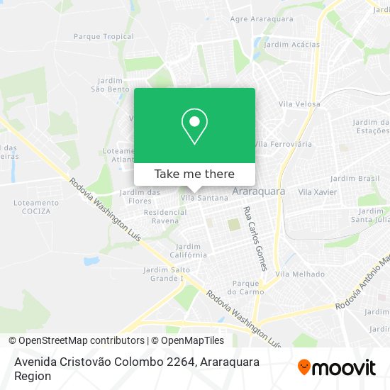 Avenida Cristovão Colombo 2264 map