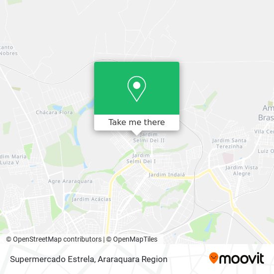 Supermercado Estrela map