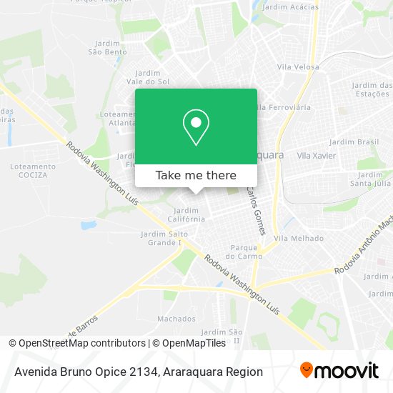 Mapa Avenida Bruno Opice 2134